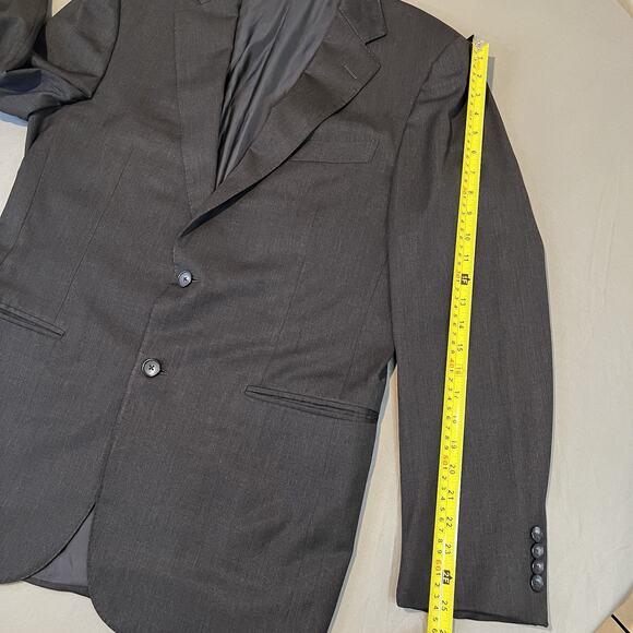 Ermenegildo Zegna Multiseason Blazer 42R (52) Italy Sport Coat Wool Gray READ - Picture 8 of 15